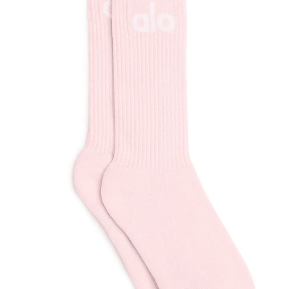Alo Pink Throwback Socks NWT SOLD OUT**